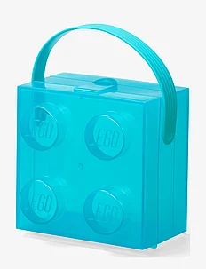 LEGO Box W. Handle Translucent Light Blue, LEGO STORAGE
