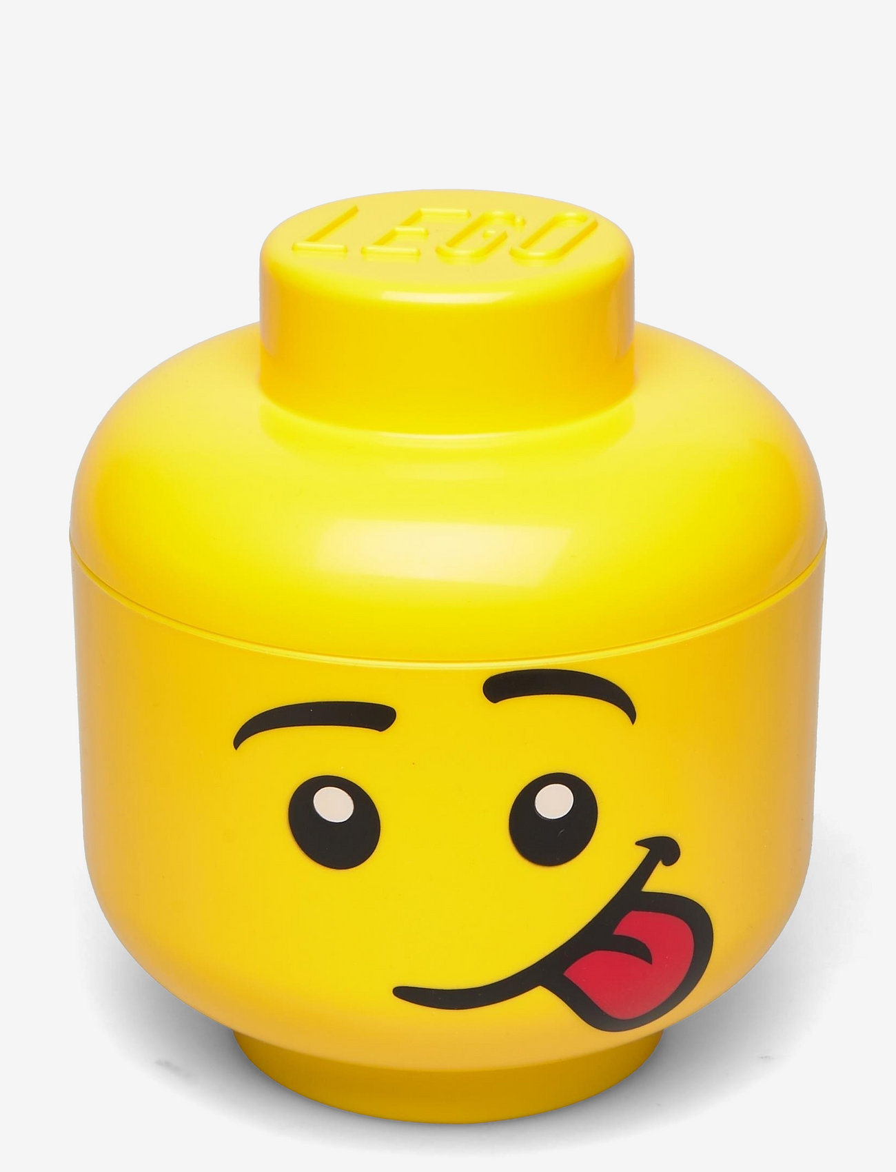 LEGO STORAGE - LEGO STORAGE HEAD (SMALL) - storage boxes - bright yellow - 0