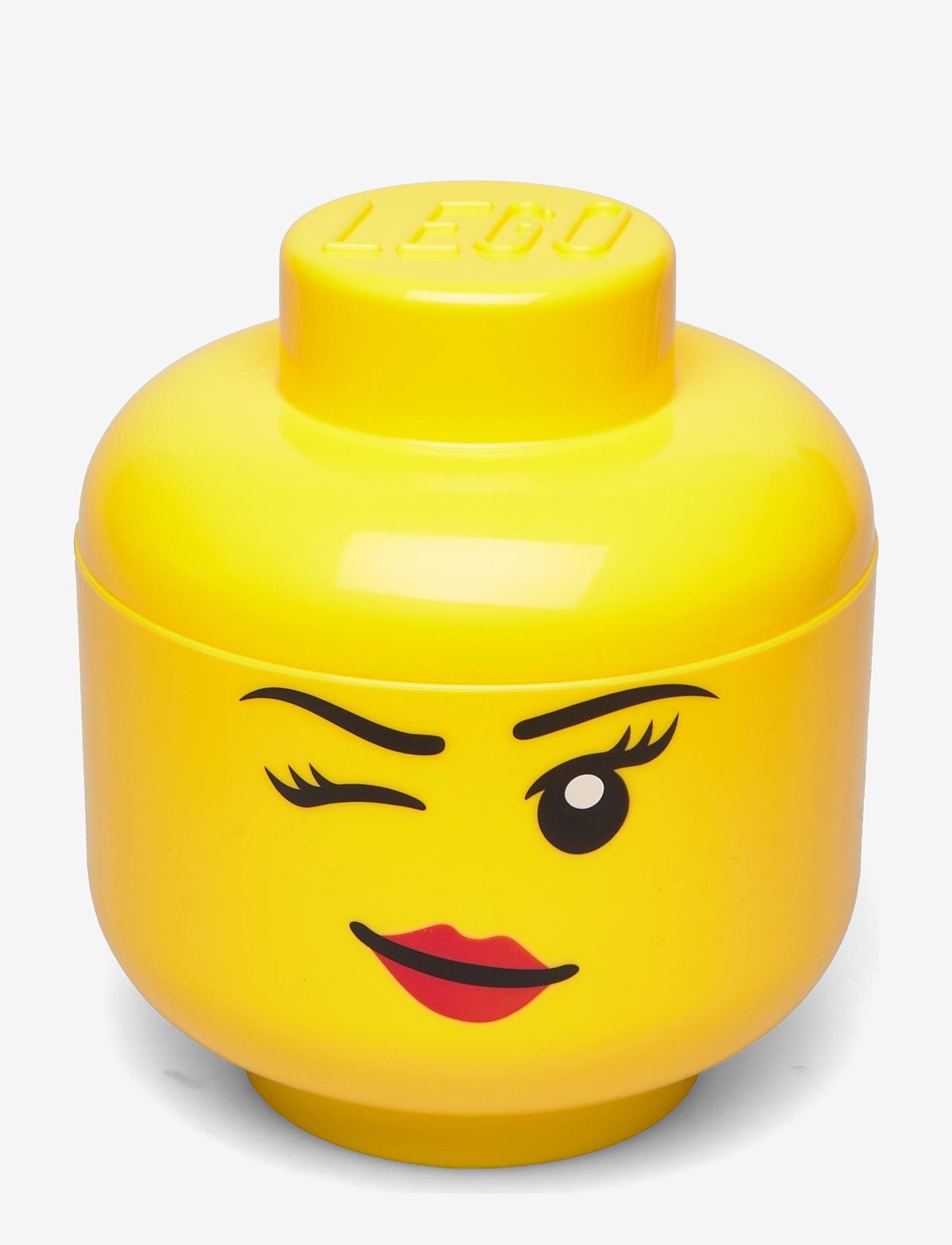 LEGO STORAGE - LEGO STORAGE HEAD (SMALL) - aufbewahrungsboxen - bright yellow - 0