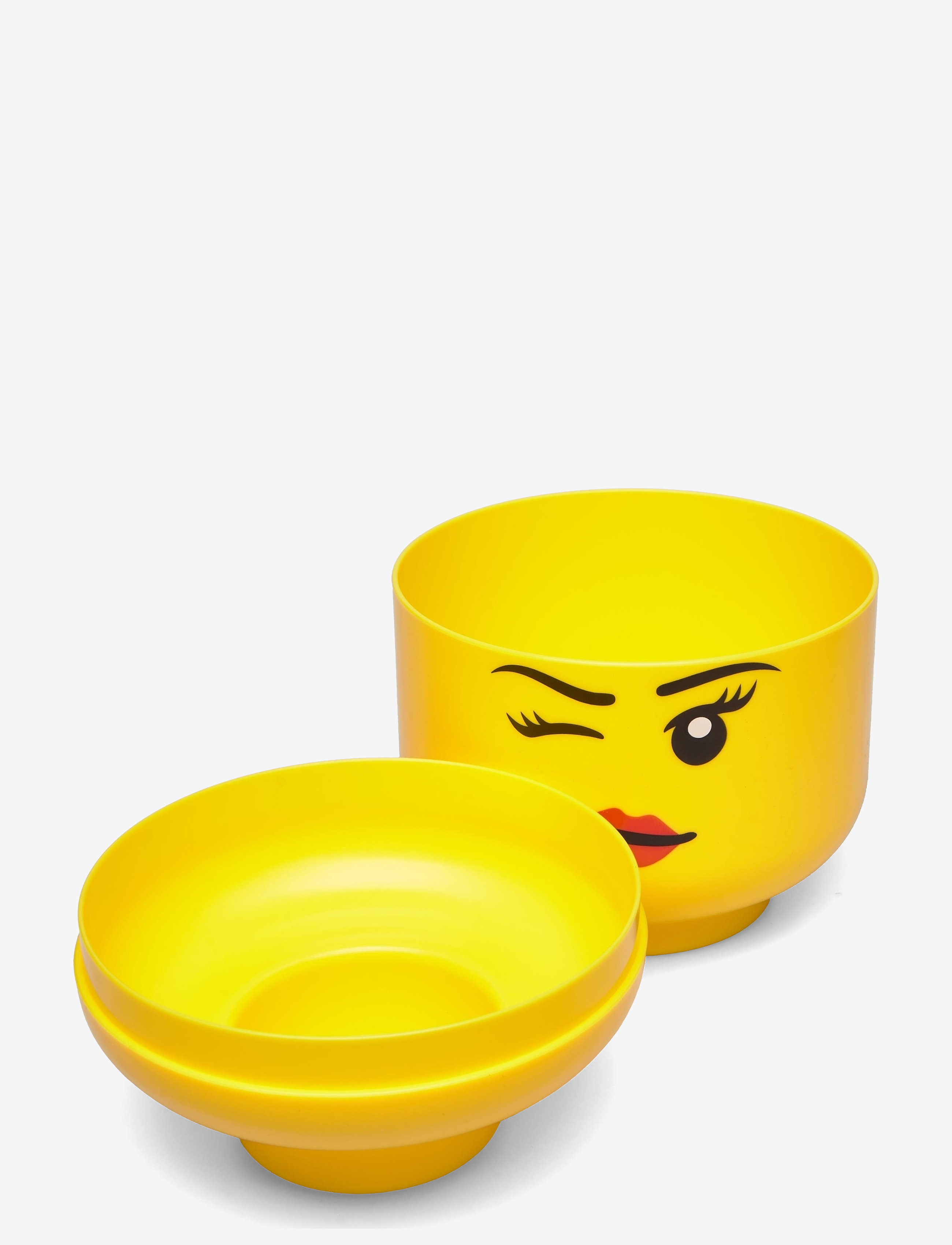 LEGO STORAGE - LEGO STORAGE HEAD (SMALL) - storage boxes - bright yellow - 1