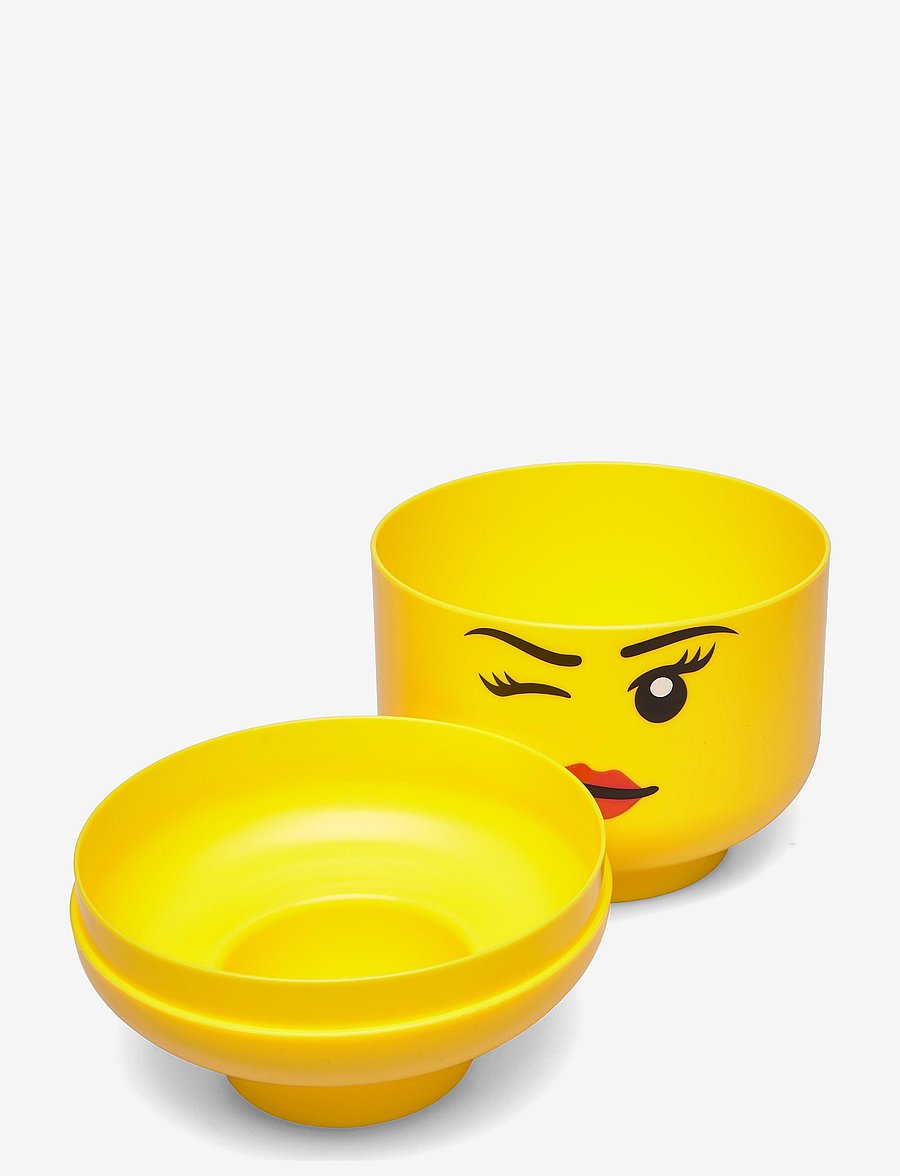 LEGO STORAGE - LEGO STORAGE HEAD (SMALL) - storage boxes - bright yellow - 1