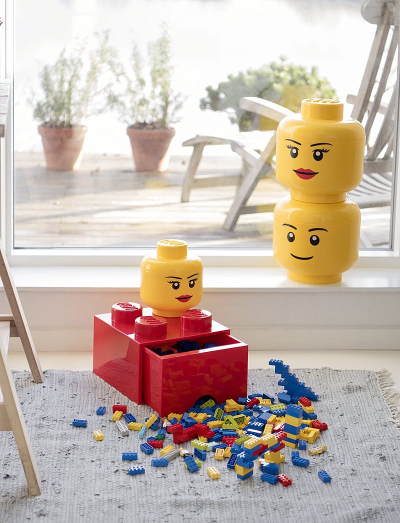 LEGO STORAGE - LEGO STORAGE HEAD (LARGE) - aufbewahrungsboxen - bright yellow - 3