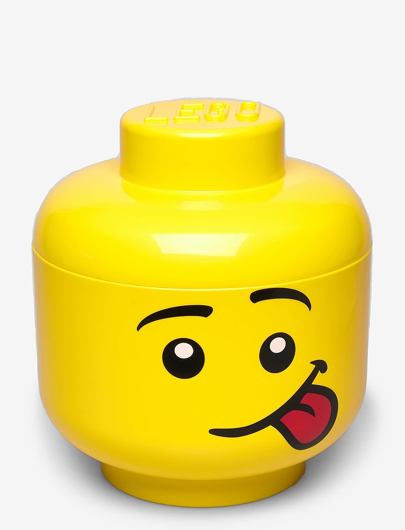 LEGO STORAGE - LEGO STORAGE HEAD (LARGE) - storage boxes - bright yellow - 0
