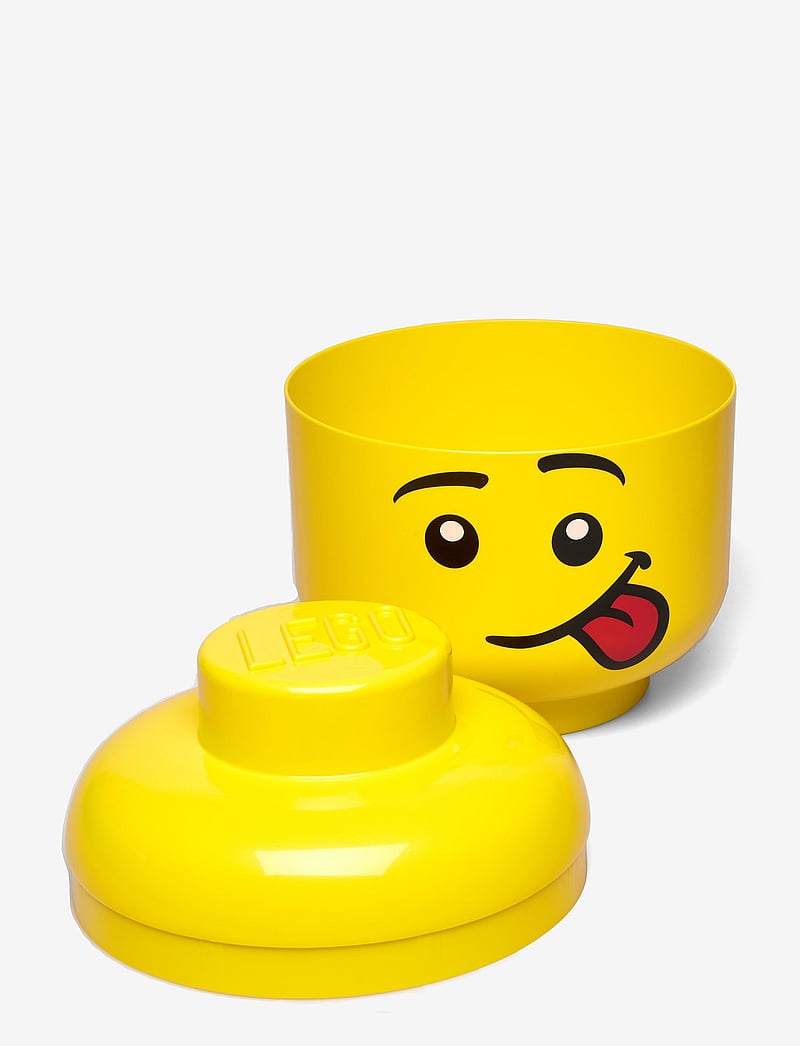 LEGO STORAGE - LEGO STORAGE HEAD (LARGE) - storage boxes - bright yellow - 1