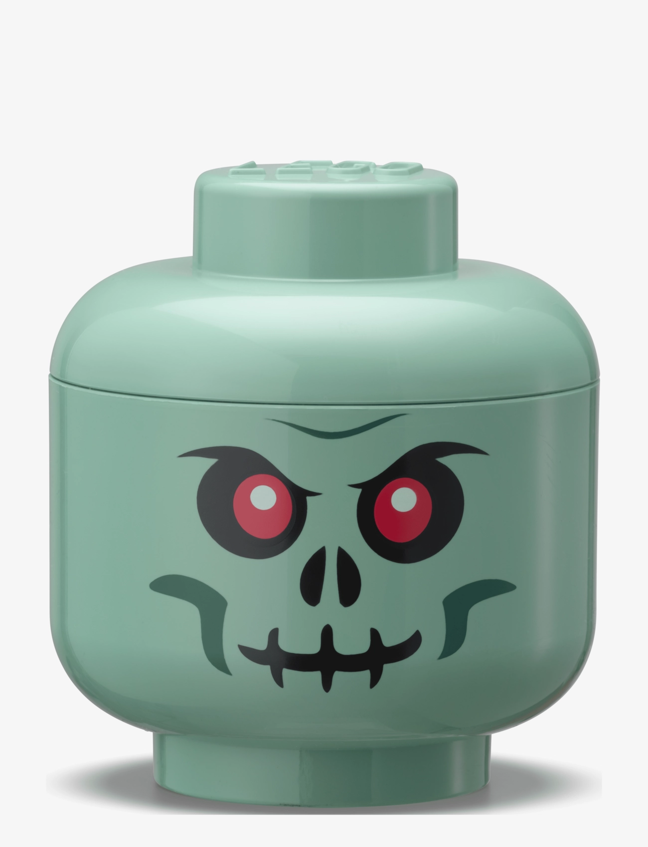 LEGO STORAGE LEGO STORAGE HEAD (MINI) - GREEN SKELETON - 4 for 3 - GREEN SKELETON / green