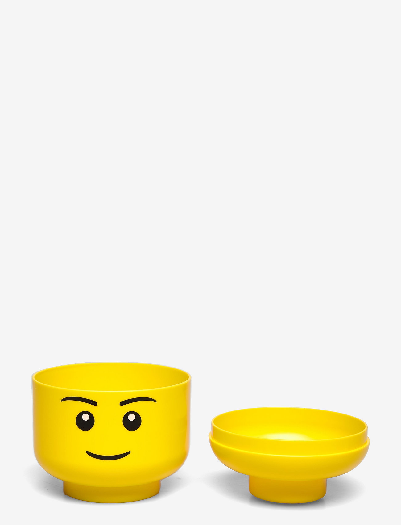 LEGO STORAGE - LEGO MINI HEAD - SILLY - opbevaringskasser - bright yellow - 2