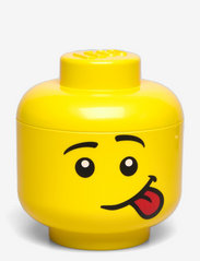 LEGO STORAGE - LEGO MINI HEAD - GIRL - oppbevaringsbokser - bright yellow - 0