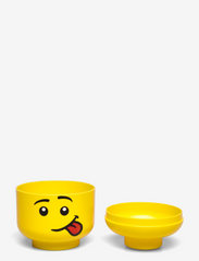 LEGO STORAGE - LEGO MINI HEAD - GIRL - oppbevaringsbokser - bright yellow - 1