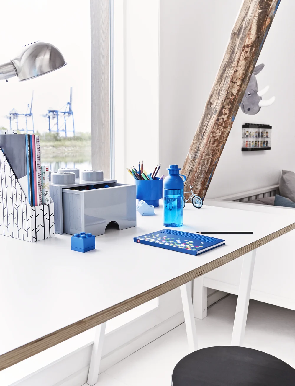 LEGO STORAGE - LEGO HYDRATION BOTTLE 0.5L - vandflasker - transparent blue - 0