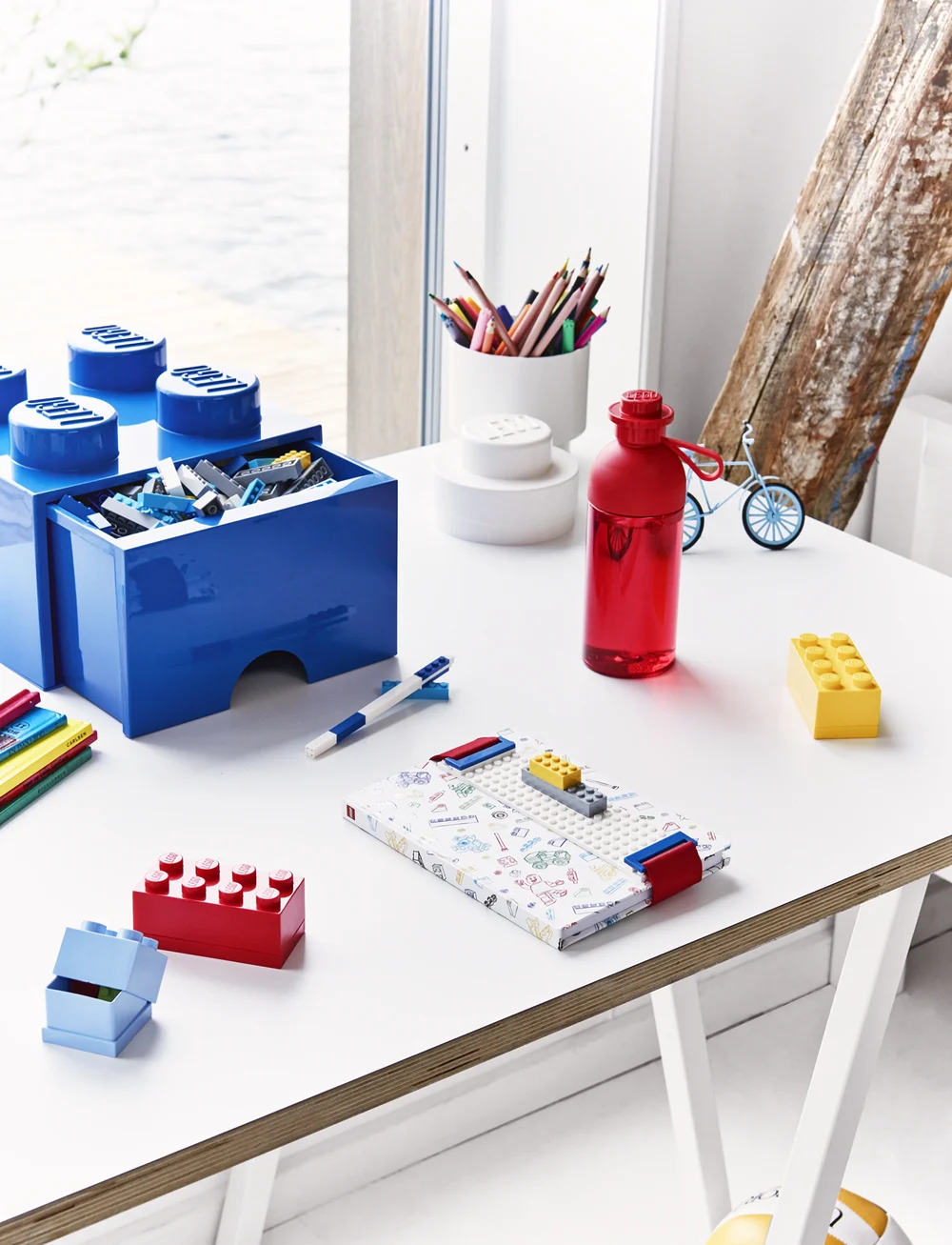 LEGO STORAGE - LEGO HYDRATION BOTTLE 0.5L - vandflasker - transparent red - 0