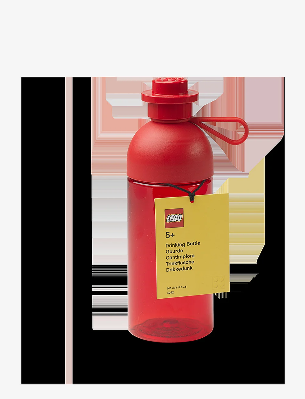 LEGO STORAGE - LEGO HYDRATION BOTTLE 0.5L - vandflasker - transparent red - 3