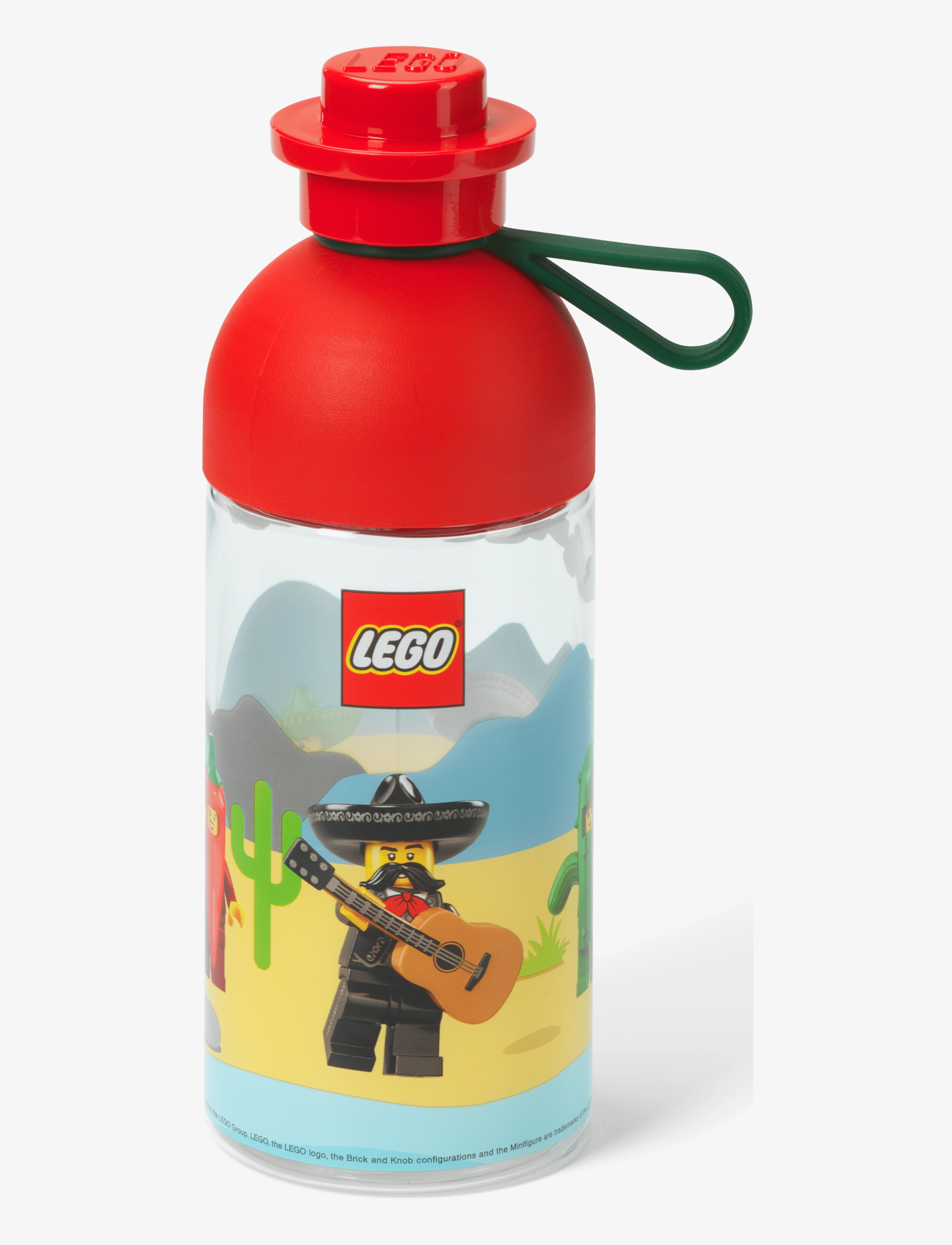 LEGO STORAGE Lego Hydration Bottle 0.5L Mexico Rot - One Size - Kinder