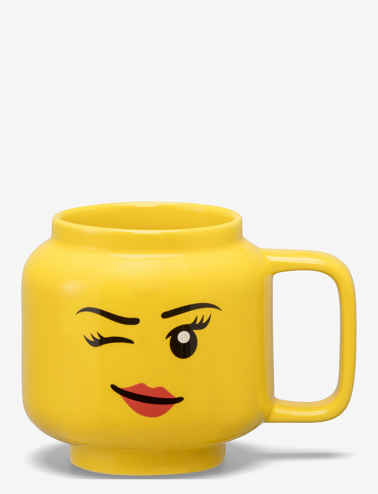 LEGO STORAGE - LEGO Ceramic Mug Small Winking Girl - tassen & becher - bright yellow - 0