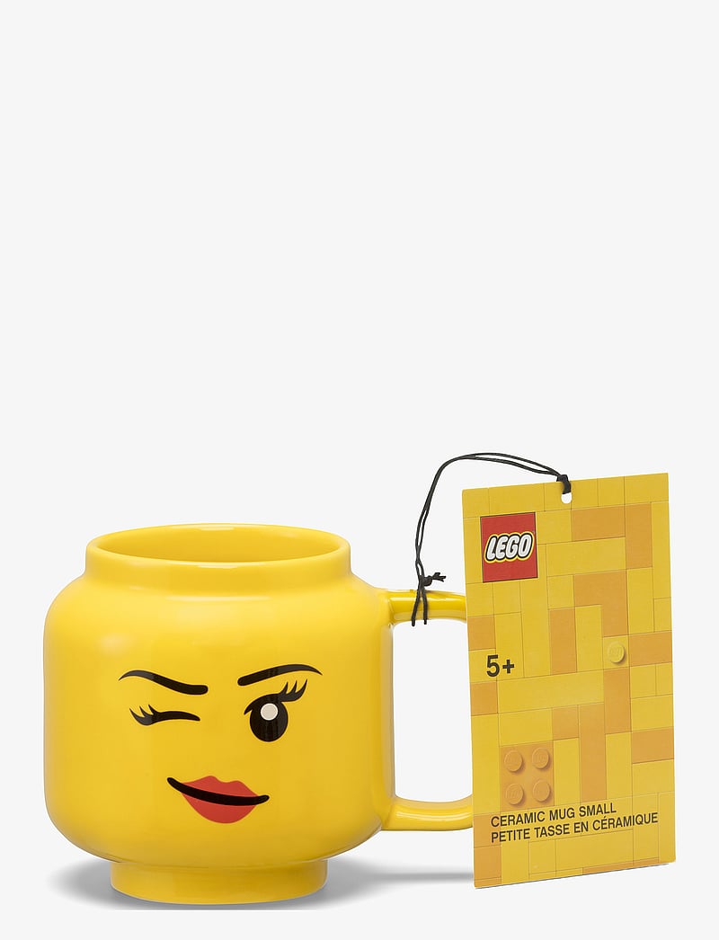 LEGO STORAGE - LEGO Ceramic Mug Small Winking Girl - tassen & becher - bright yellow - 1