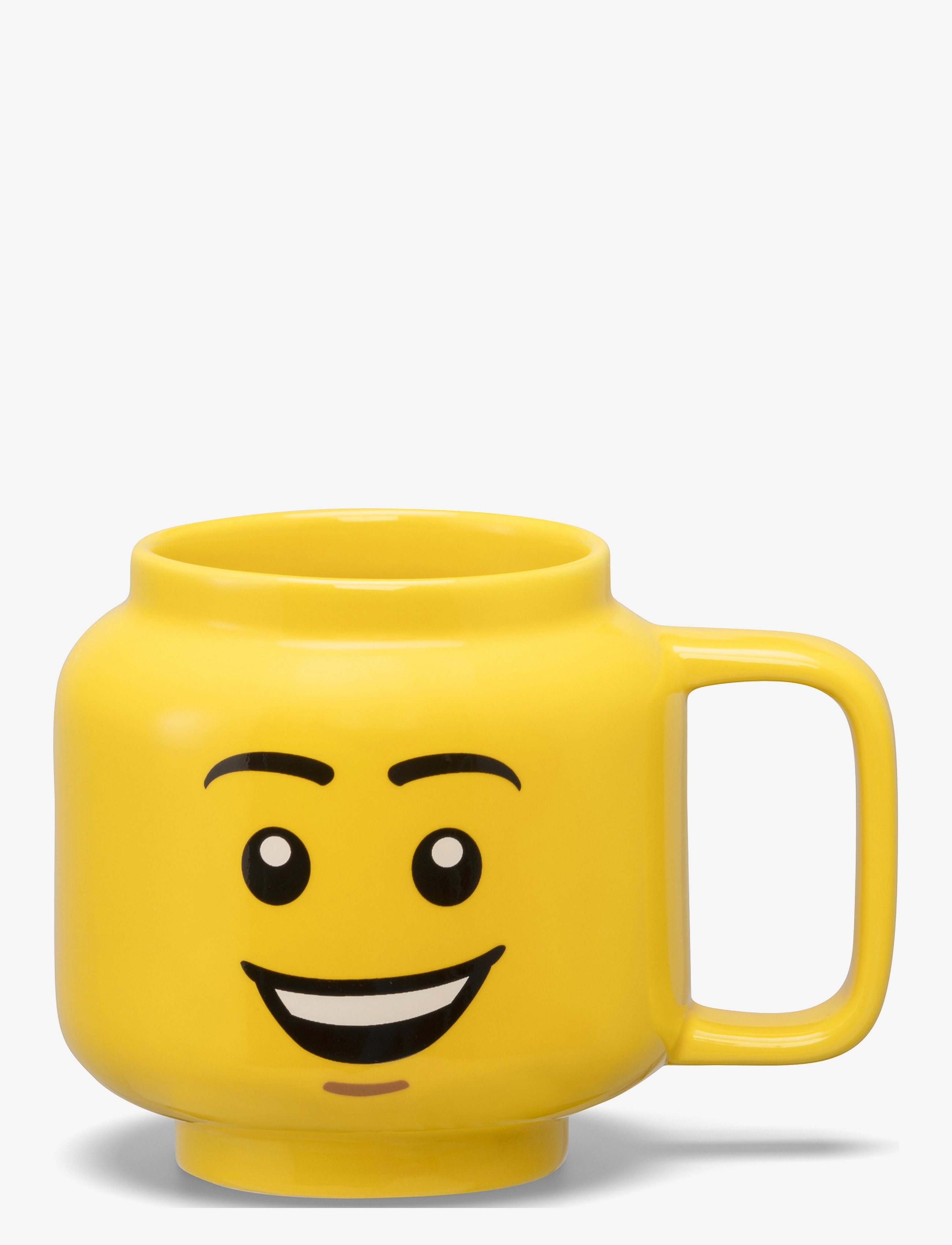 LEGO STORAGE Lego Ceramic Mug Small Happy Boy, S, Yellow, Kopper & Krus > Kopper, Børn