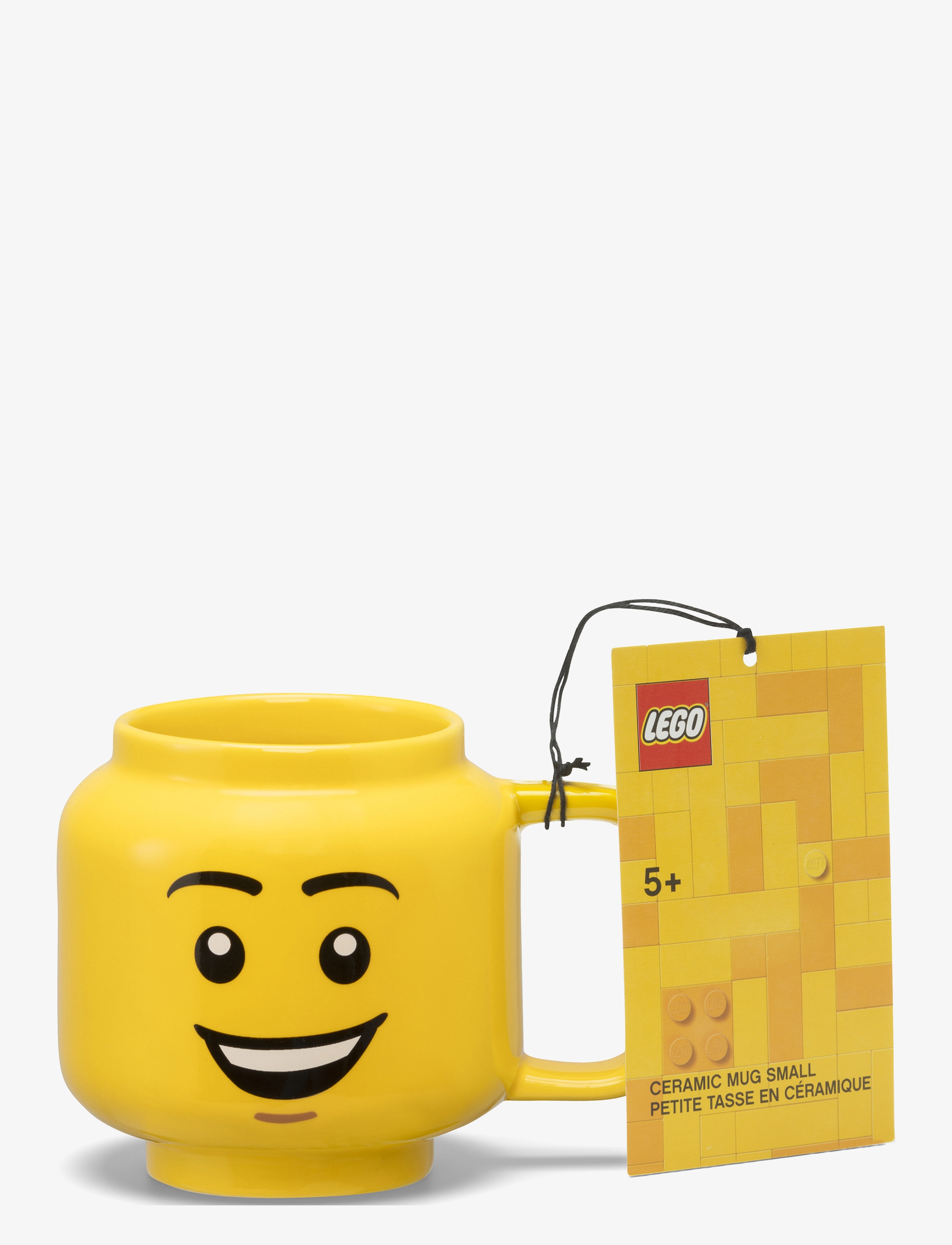 LEGO STORAGE - LEGO Ceramic Mug Small Happy Boy - krus & kopper - bright yellow - 1