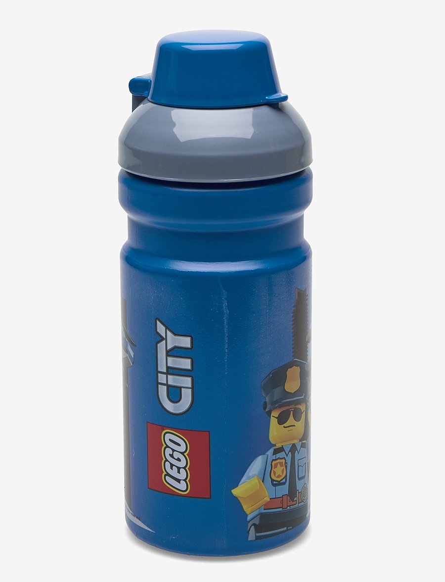 LEGO STORAGE - LEGO DRINKING BOTTLE CITY - water bottles - bright blue - 0