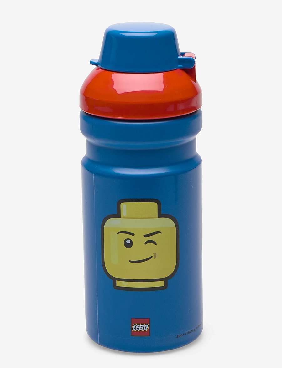 LEGO STORAGE - LEGO DRINKING BOTTLE CITY - water bottles - bright blue - 0