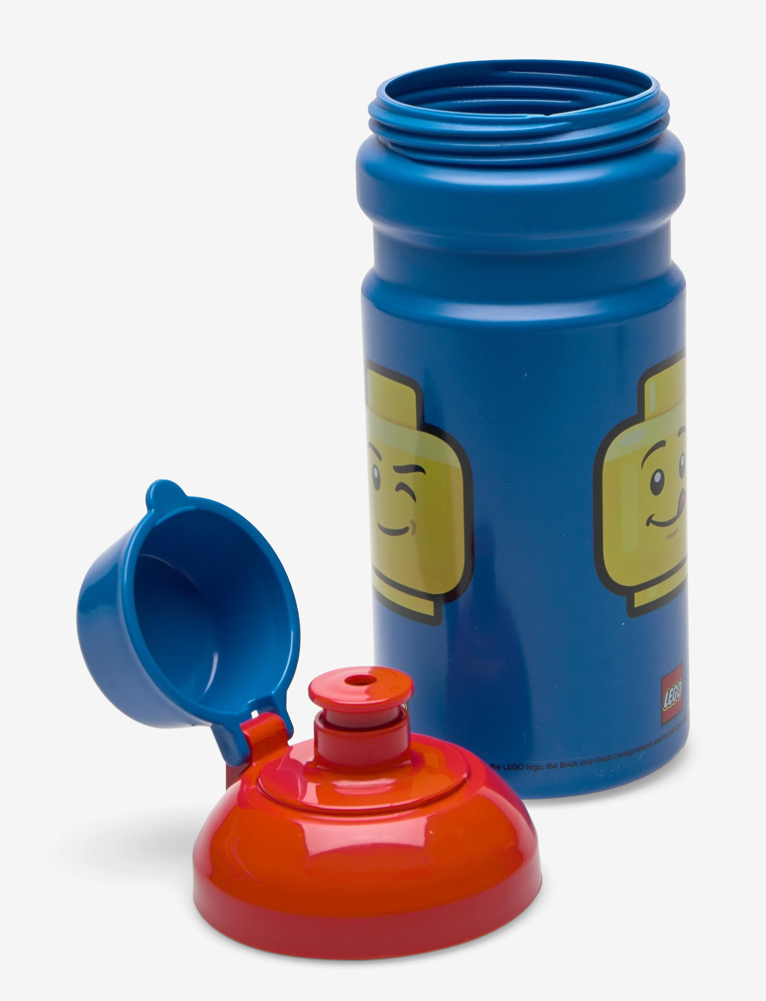 LEGO STORAGE - LEGO DRINKING BOTTLE CITY - water bottles - bright blue - 1