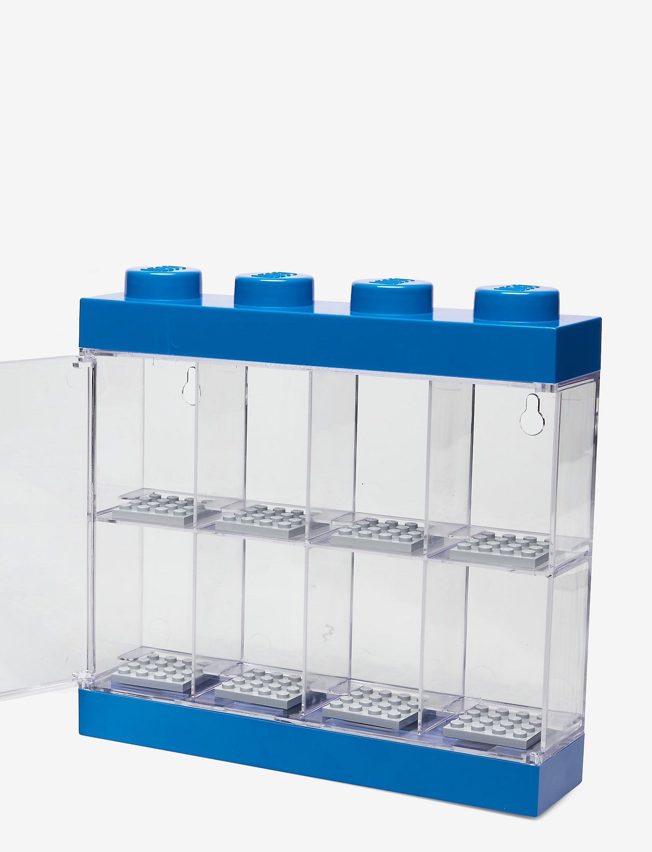 LEGO STORAGE - LEGO MINIFIGURE DISPLAY CASE 8 (4 KNOB) - storage boxes - bright blue - 1