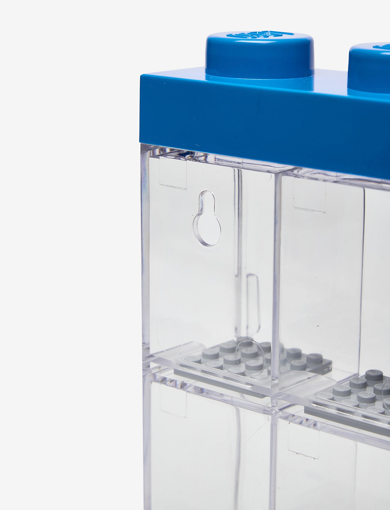 LEGO STORAGE - LEGO MINIFIGURE DISPLAY CASE 8 (4 KNOB) - storage boxes - bright blue - 2