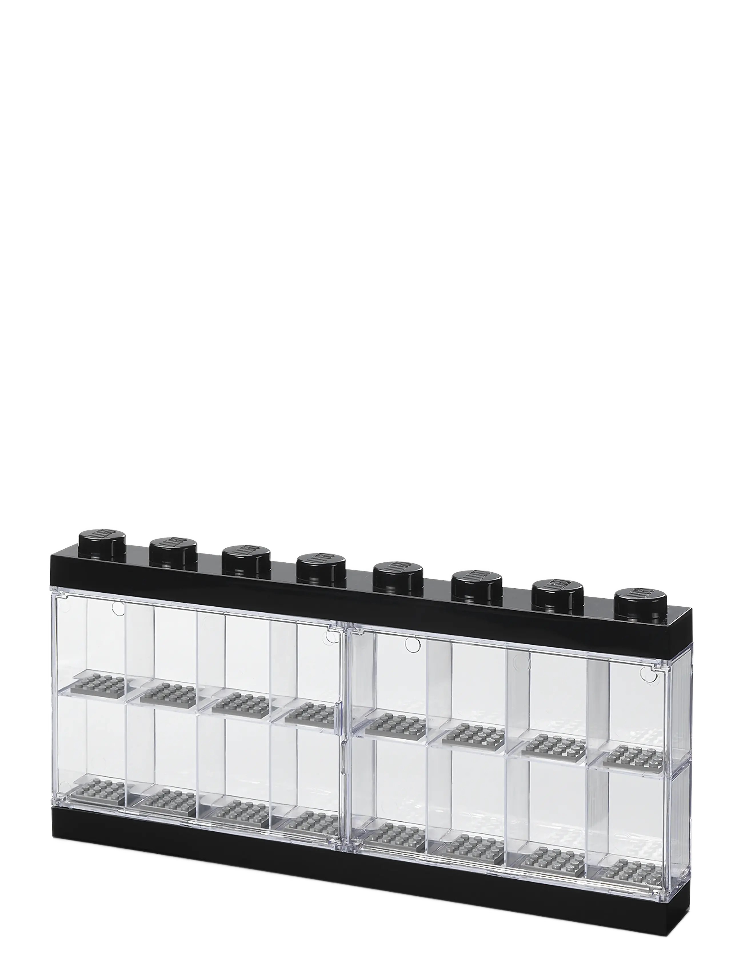 LEGO STORAGE LEGO MINIFIGURE DISPLAY CASE 16 (8 KNOB) - Kids home - BLACK / black