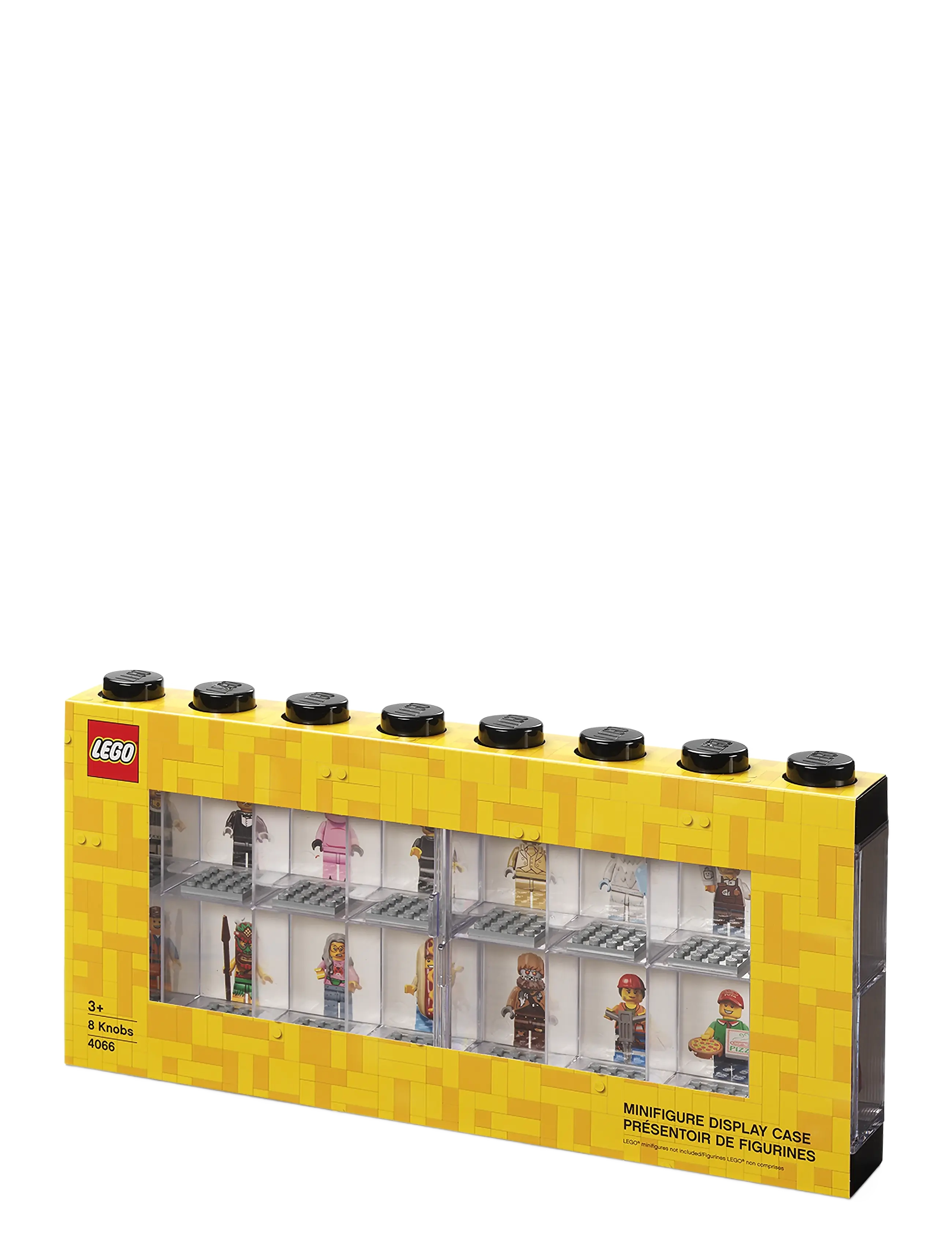 LEGO STORAGE - LEGO MINIFIGURE DISPLAY CASE 16 (8 KNOB) - hoiukastid - black - 2