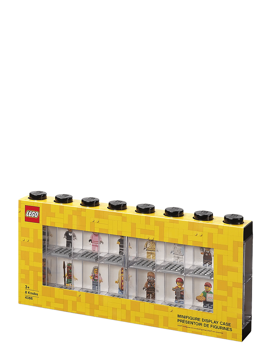 LEGO STORAGE - LEGO MINIFIGURE DISPLAY CASE 16 (8 KNOB) - hoiukastid - black - 2