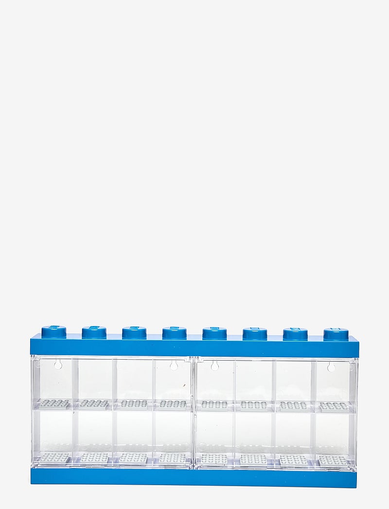 LEGO STORAGE - LEGO MINIFIGURE DISPLAY CASE 16 (8 KNOB) - storage boxes - bright blue - 0