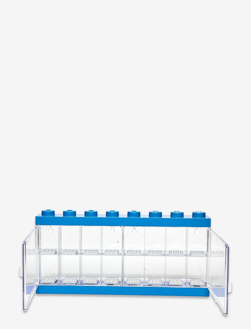 LEGO STORAGE - LEGO MINIFIGURE DISPLAY CASE 16 (8 KNOB) - storage boxes - bright blue - 1