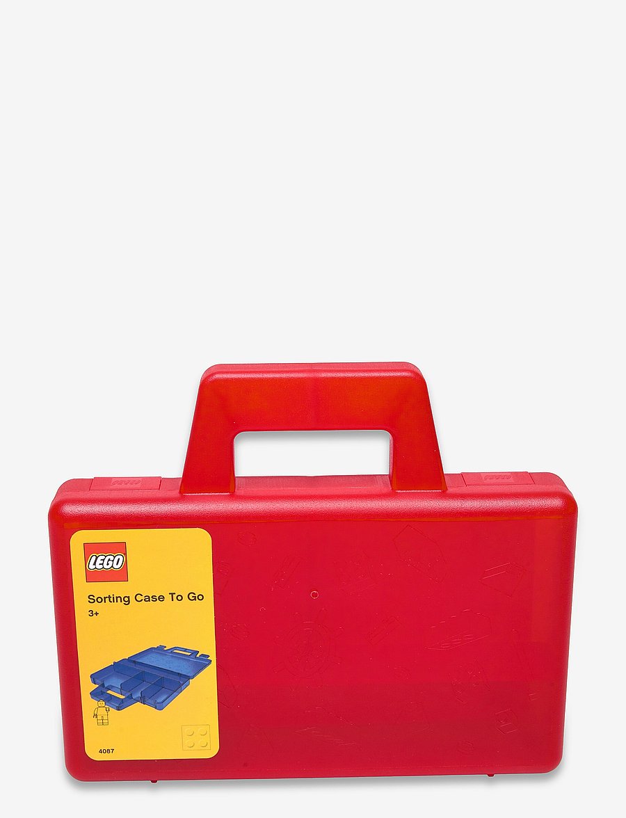 LEGO STORAGE - LEGO SORTING BOX TO GO - transparent red - 0
