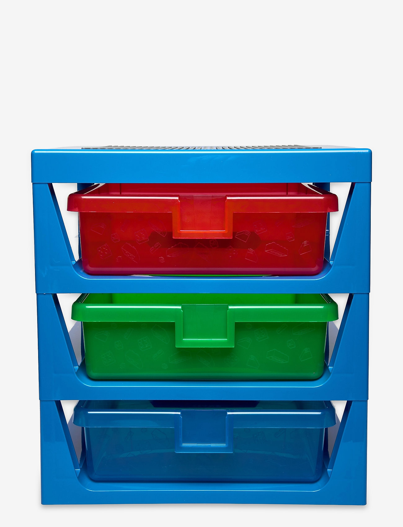 LEGO STORAGE - LEGO 3-DRAWER STORAGE RACK - aufbewahrungsboxen - bright blue - 0