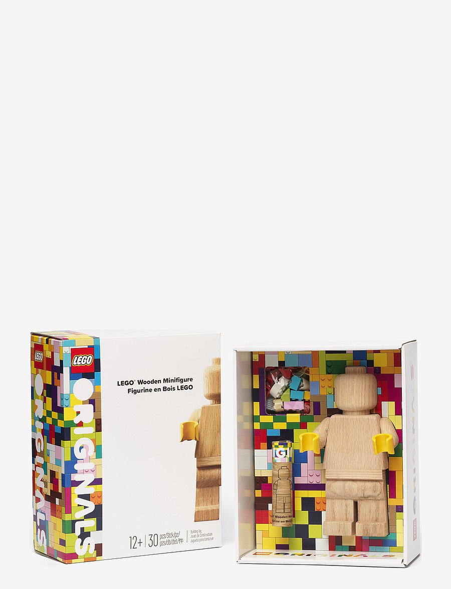 LEGO STORAGE - LEGO WOODEN MINIFIGURE FSC 100% - wooden figures - oak soap - 0