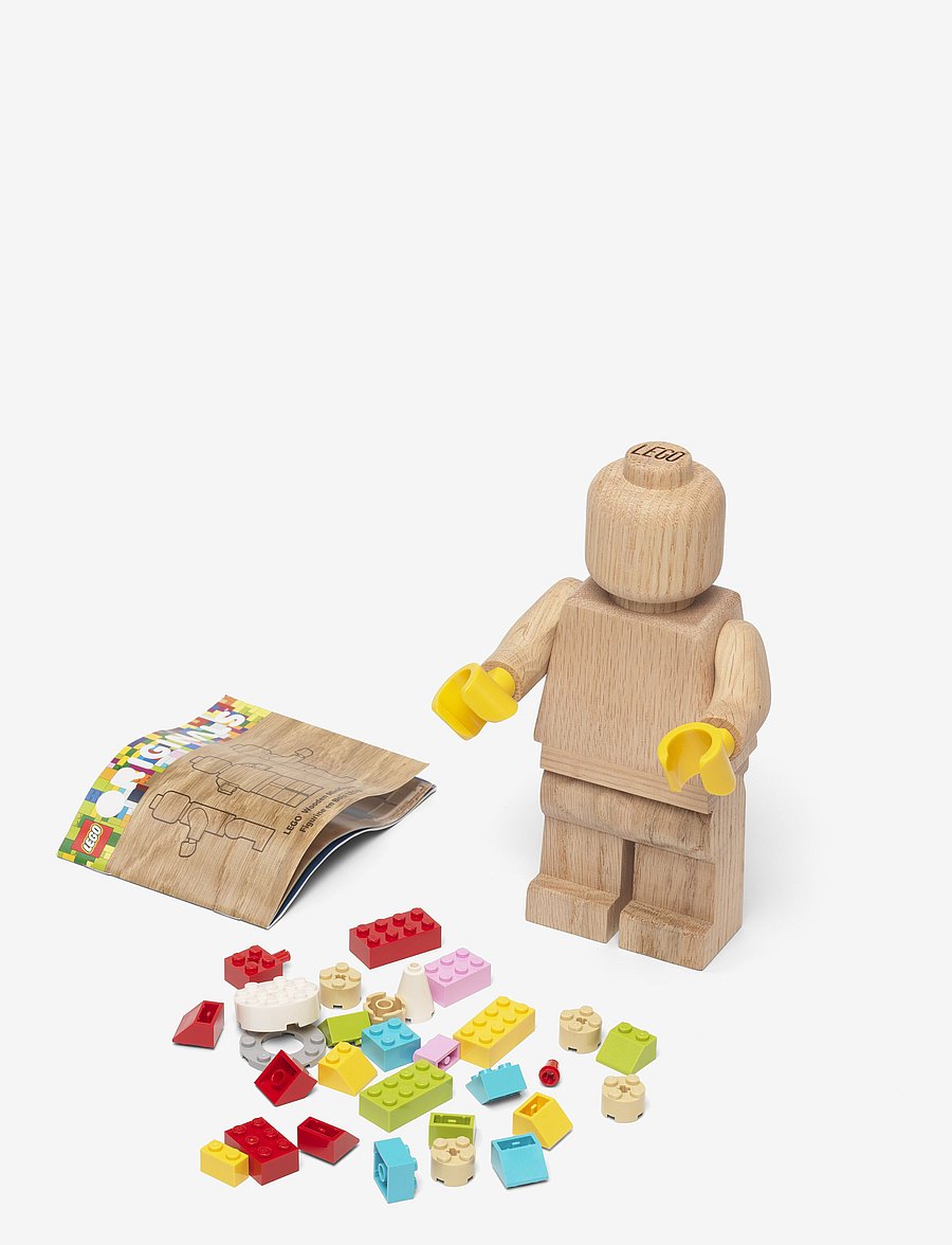 LEGO STORAGE - LEGO WOODEN MINIFIGURE FSC 100% - wooden figures - oak soap - 1