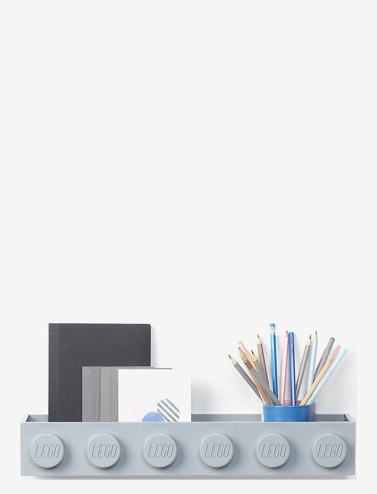 LEGO STORAGE - LEGO BOOK RACK - hyllor - m. stone grey - 1