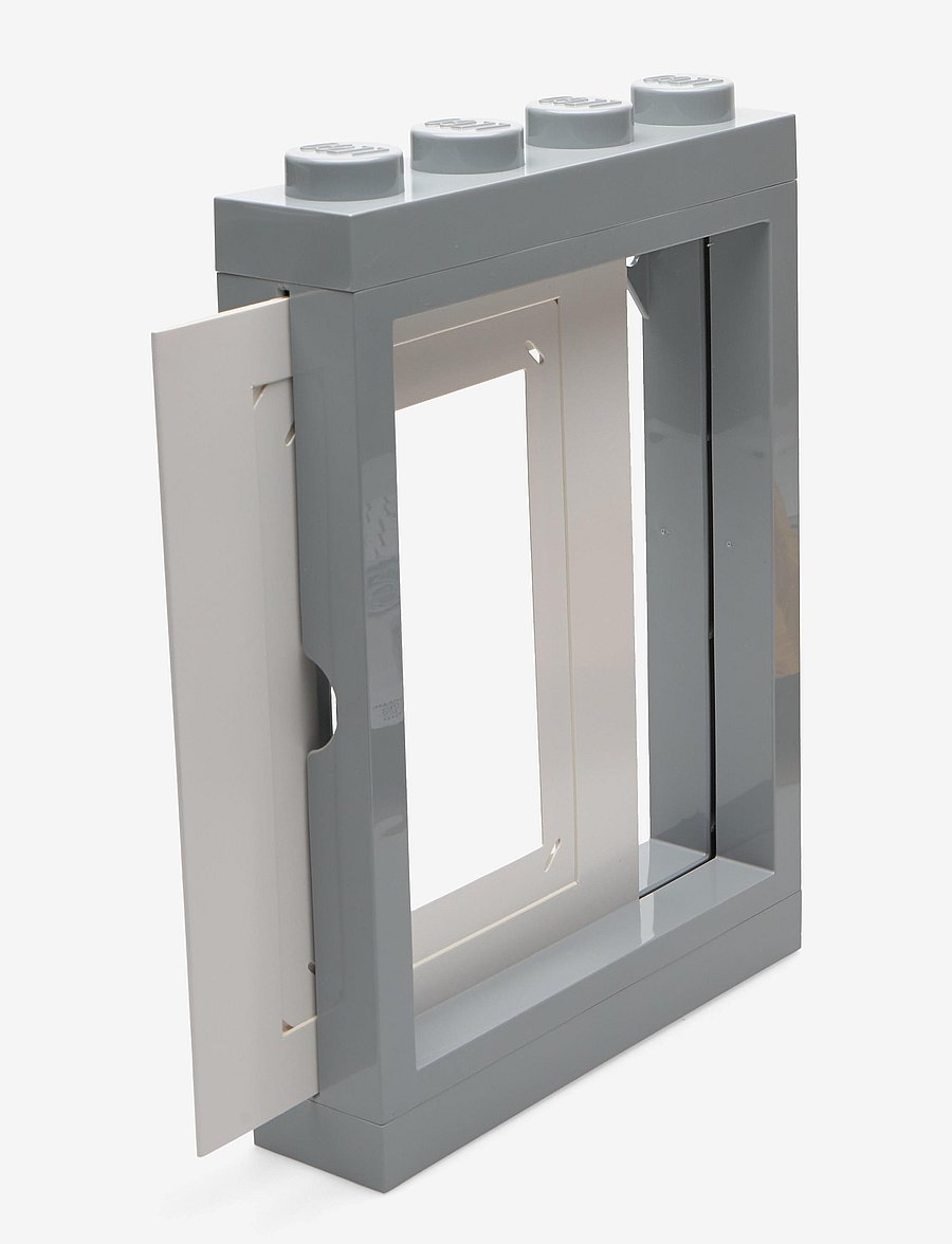LEGO STORAGE - LEGO PICTURE FRAME - dekorativt tilbehør - m. stone grey - 1