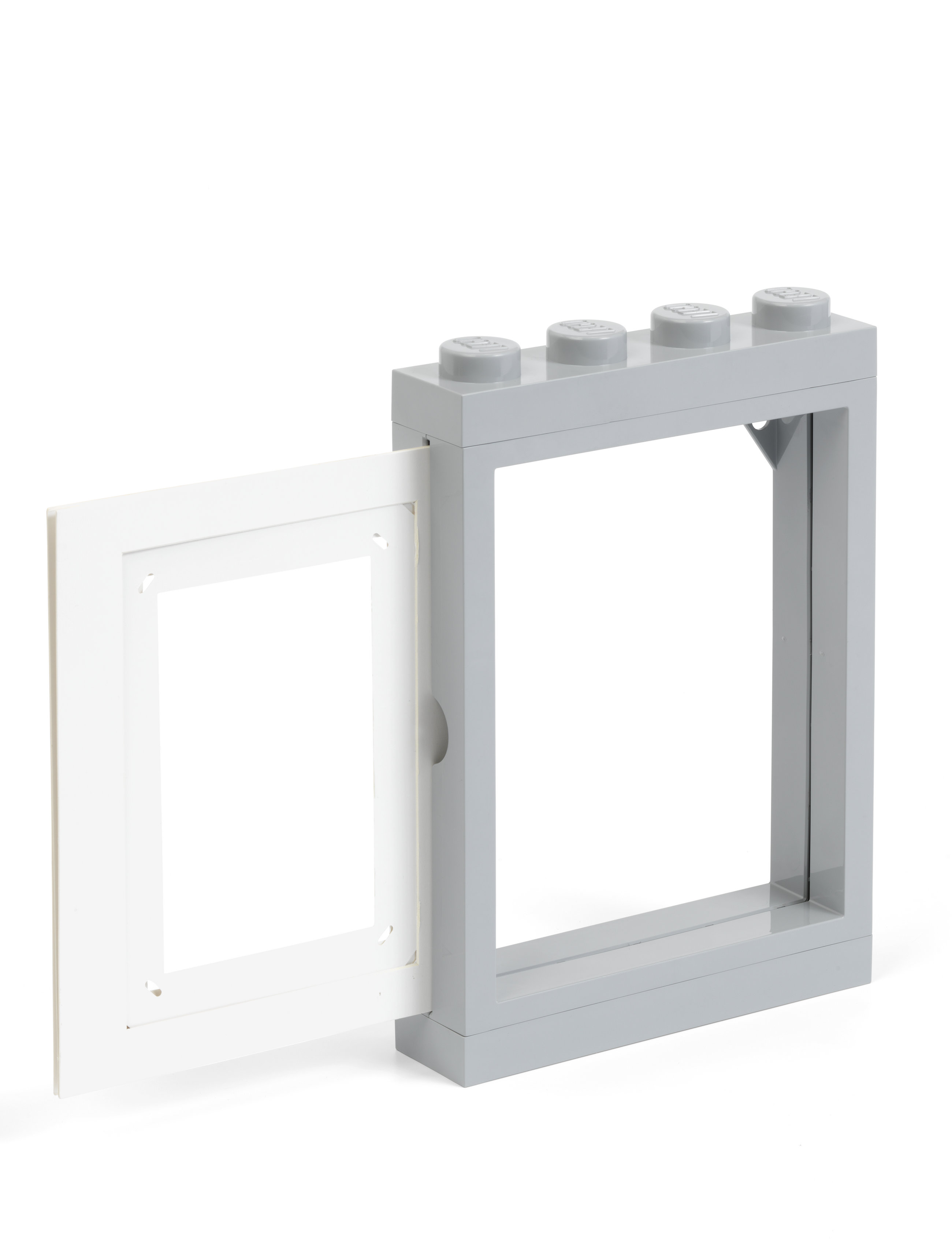 LEGO STORAGE - LEGO PICTURE FRAME - dekorativt tilbehør - m. stone grey - 2