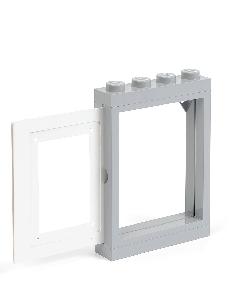 LEGO STORAGE - LEGO PICTURE FRAME - dekorativt tilbehør - m. stone grey - 2
