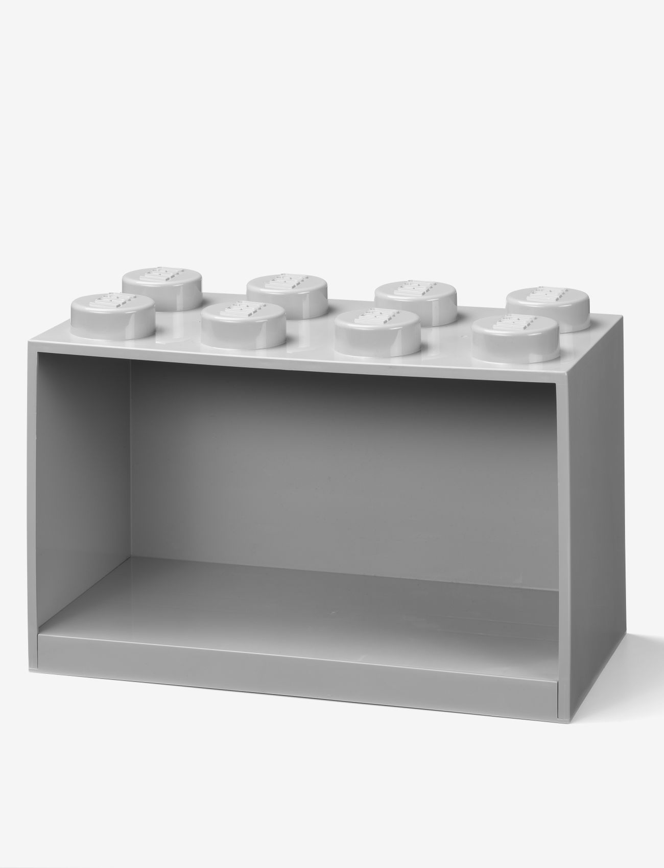 LEGO STORAGE - LEGO BRICK SHELF 8 - m. stone grey - 0