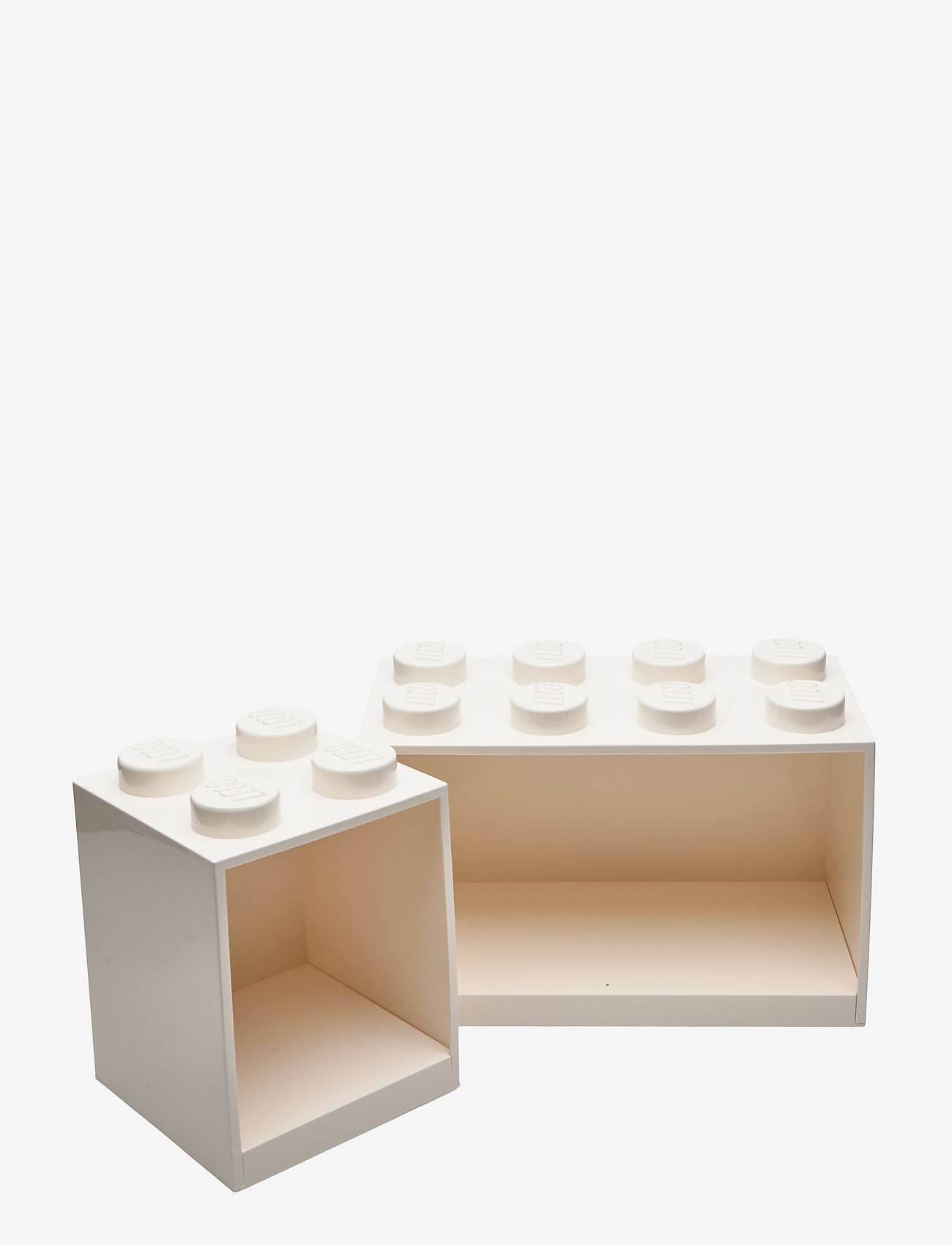 LEGO STORAGE - LEGO BRICK SHELF 4+8 Set - plaukti - white - 0