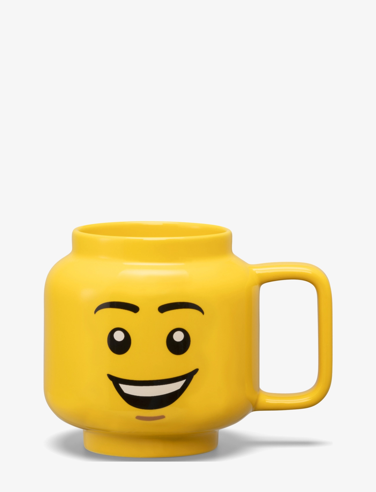LEGO STORAGE Lego Ceramic Mug Large Happy Boy, L, Yellow, Kopper & Krus > Kopper, Børn