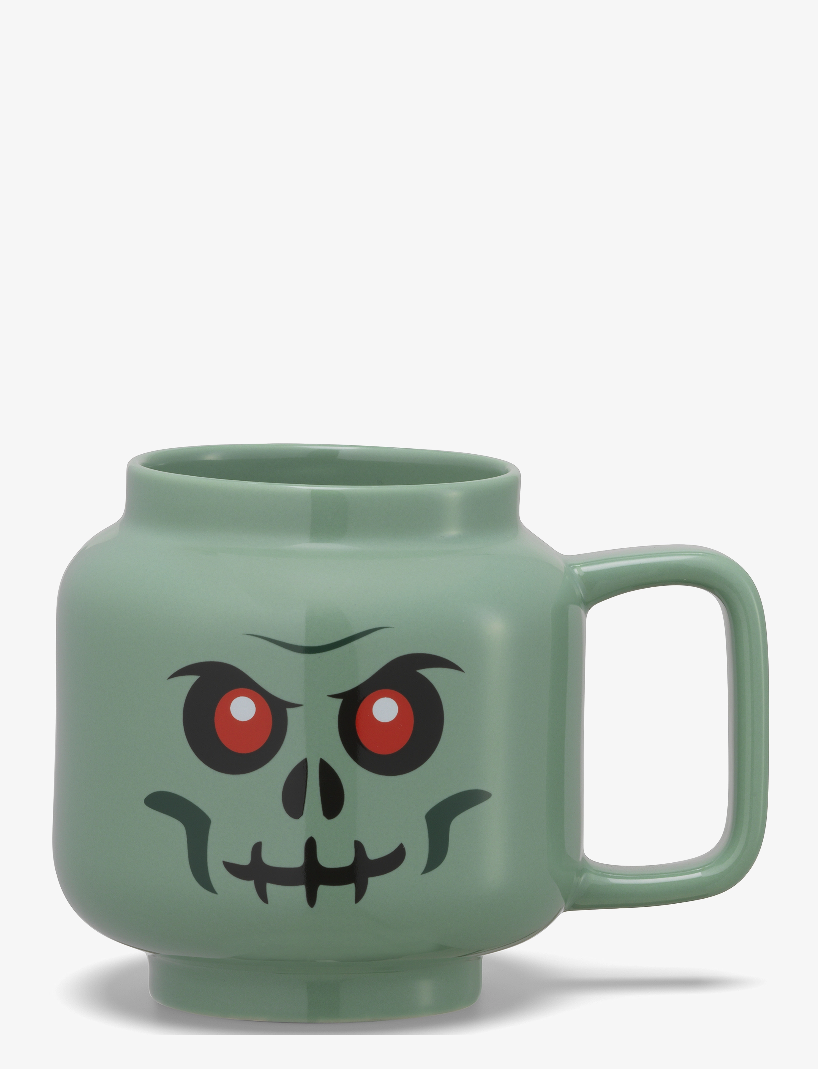 LEGO STORAGE Lego Ceramic Mug Large Skeleton, 53 CL, Green, Kopper & Krus > Kopper, Børn