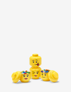 LEGO STORAGE HEAD MINI SET, 4PCS, LEGO STORAGE