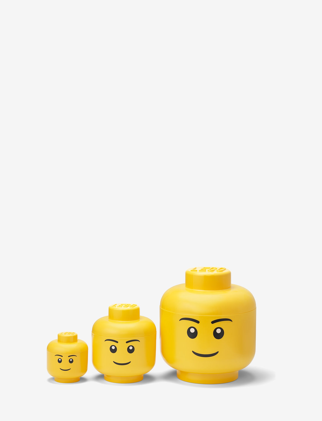 LEGO STORAGE Lego Storage Head Collection Boy Decor