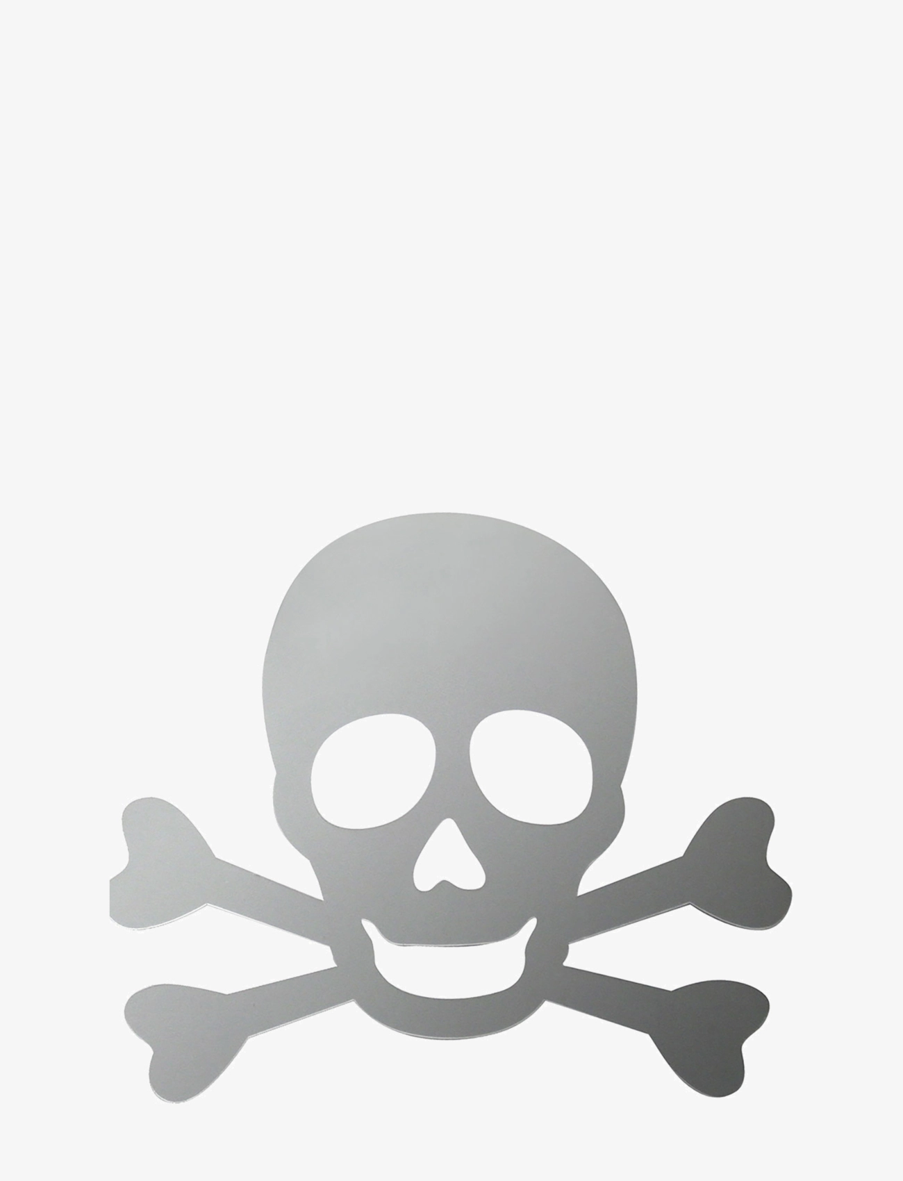 RoomMates Wallstickers Skull/Pirate Mirror, One Size, Kids Decor, Silber - Wall Stickers, Kinder
