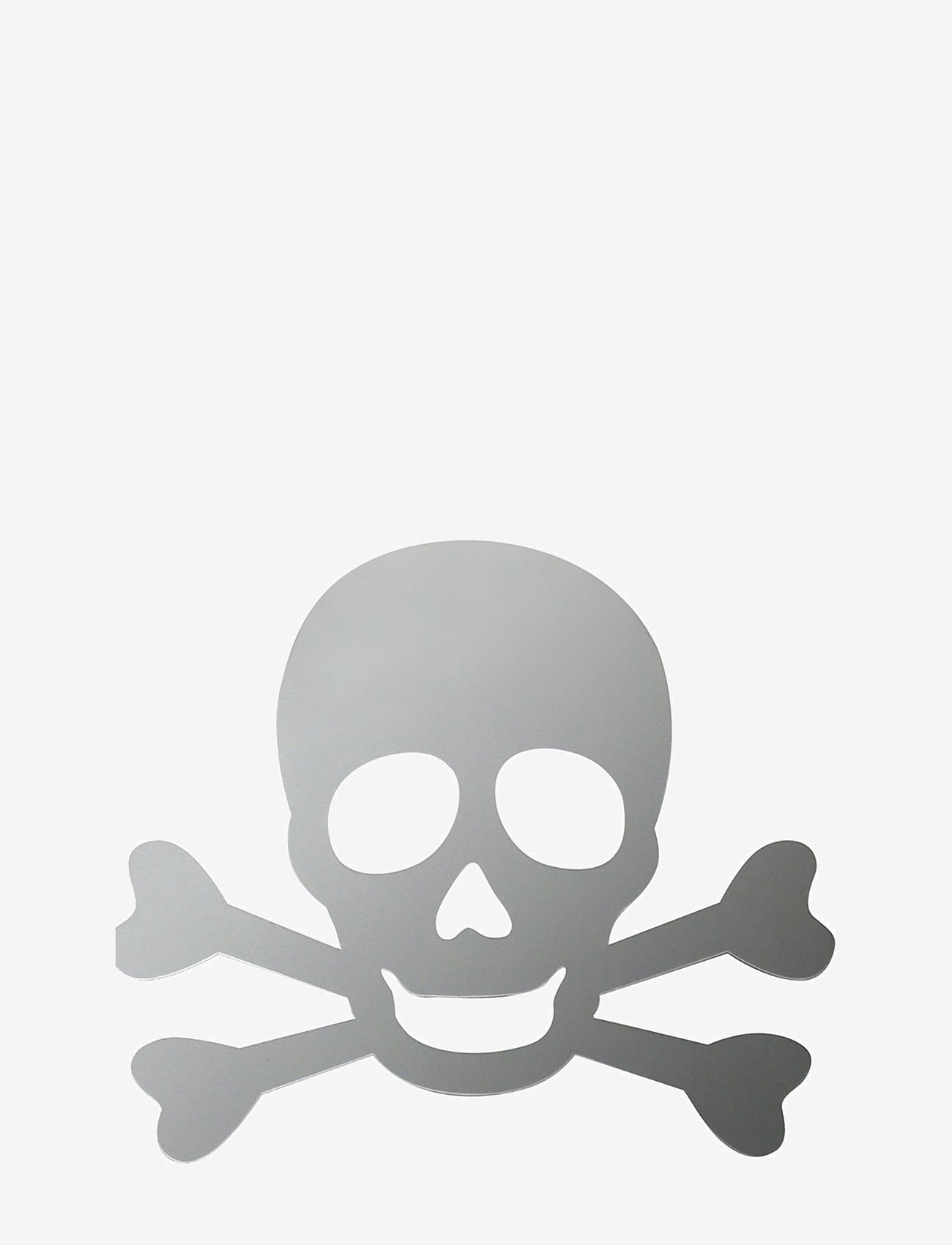RoomMates - Wallstickers - Skull/pirate Mirror - wandtatoos - silver - 0