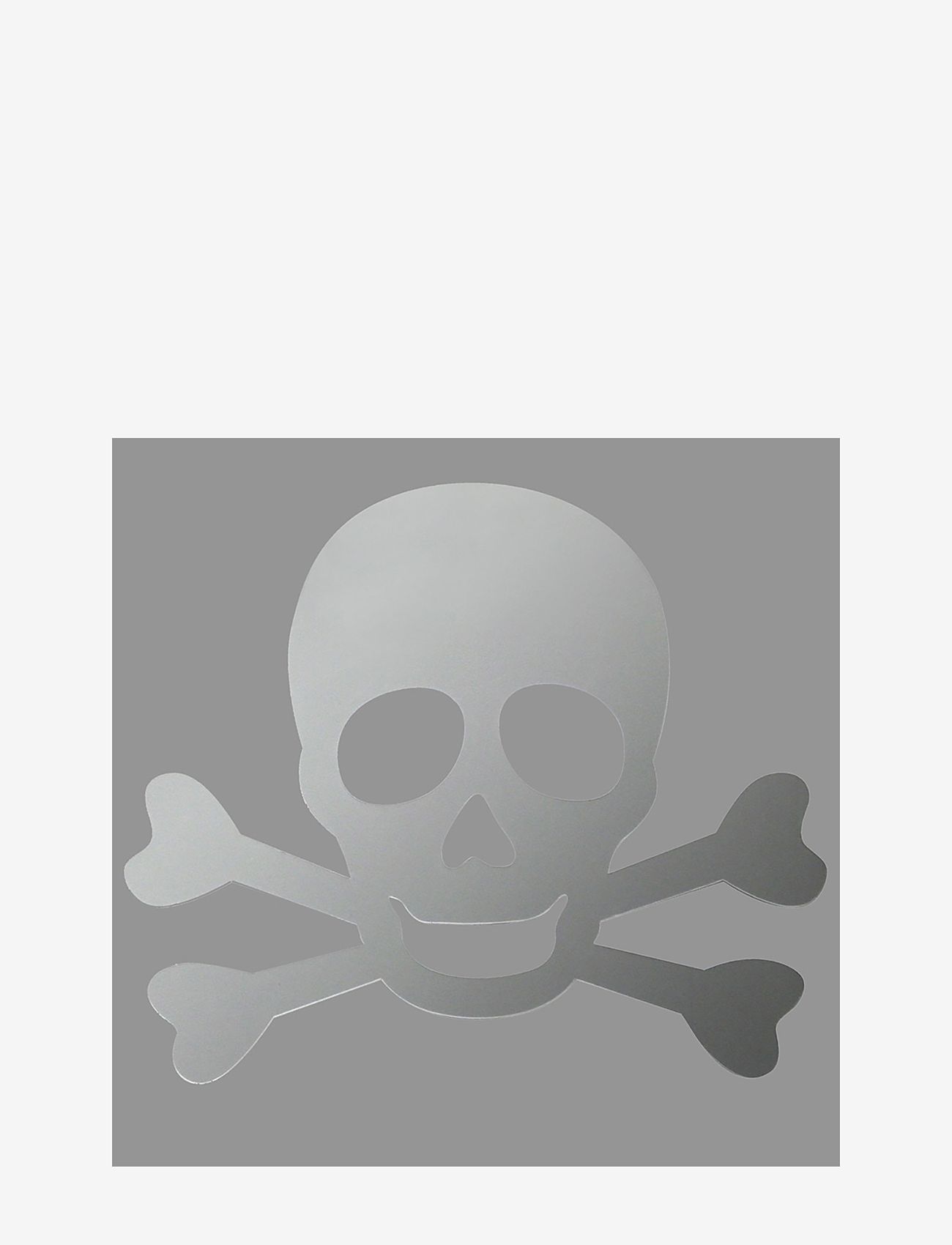 RoomMates - Wallstickers - Skull/pirate Mirror - wandtatoos - silver - 1