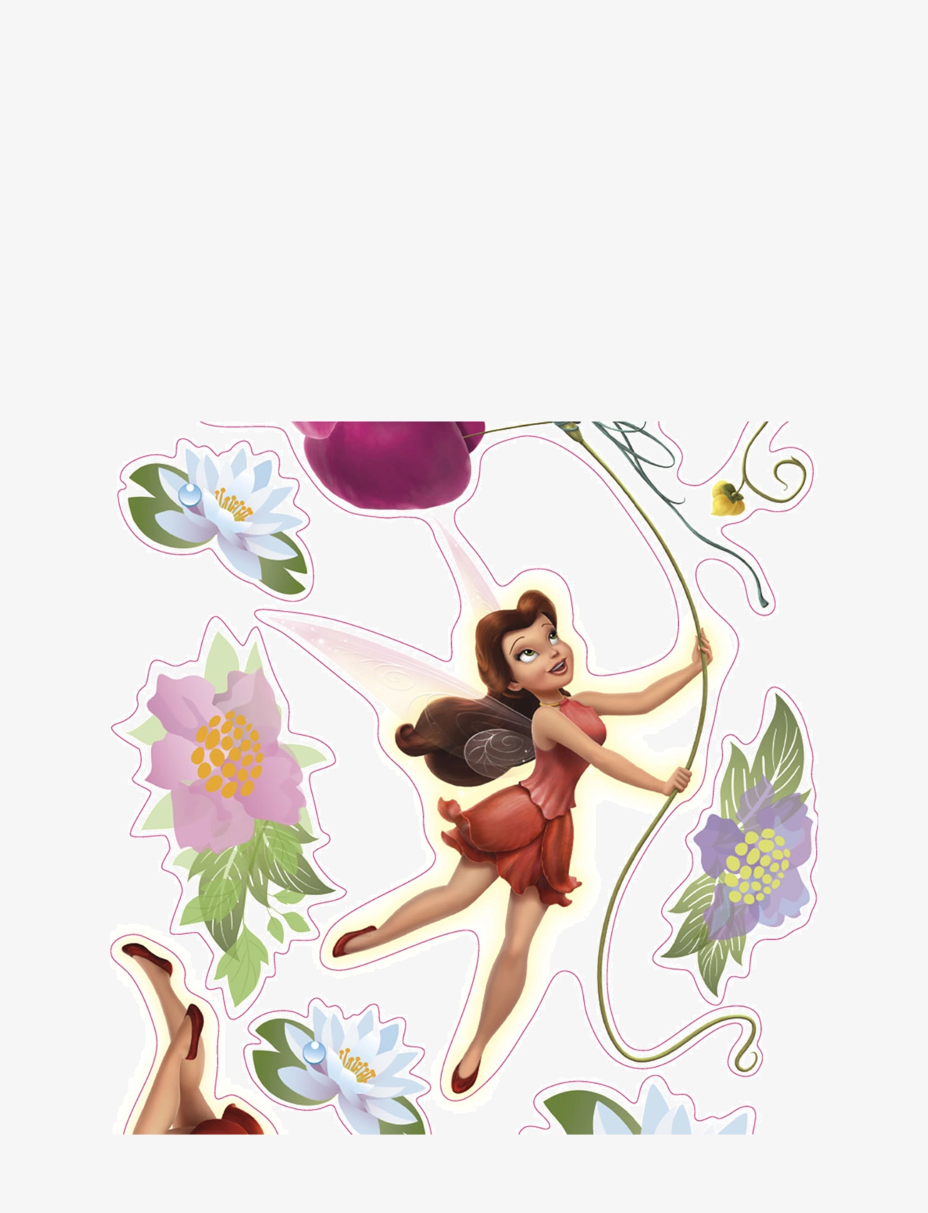 RoomMates Wallstickers - Disney Fairiess, One Size, Multi/patterned, Indretning Til Børn > Wallstickers, Børn