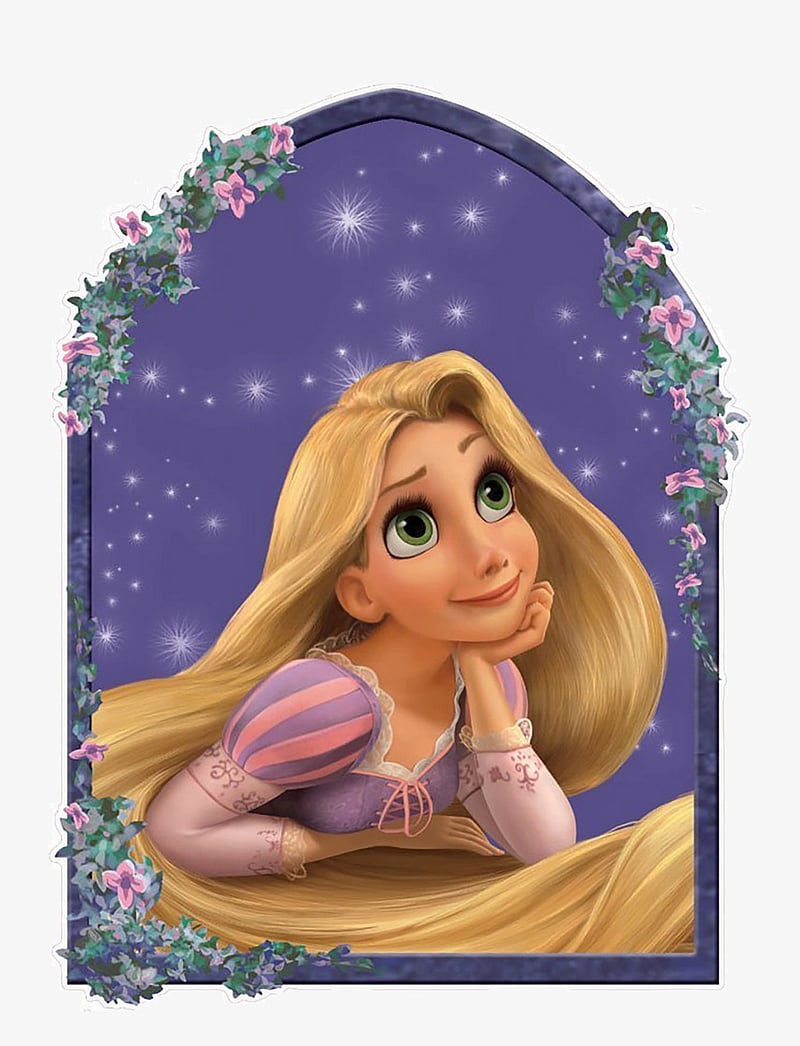 RoomMates - Wallstickers - Princess Rapunzel - Giant - wandtatoos - purple - 1