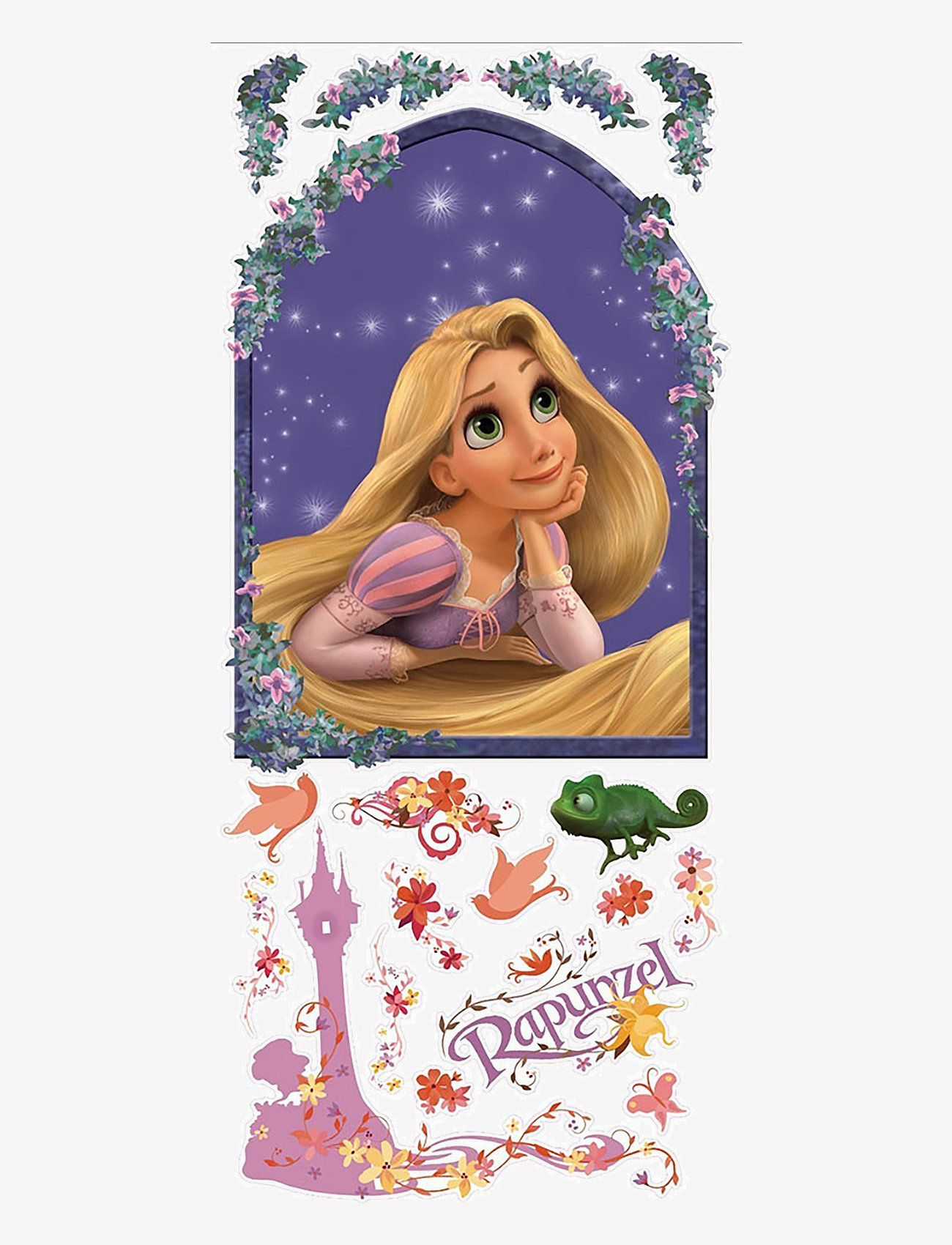 RoomMates - Wallstickers - Princess Rapunzel - Giant - väggklistermärken - purple - 2